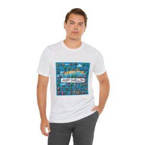 Just Chillin / Men's Miami Pixel T-shirt - Imagen 30