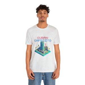 Cuban Cafecito / Men's Miami Pixel T-shirt - Imagen 25