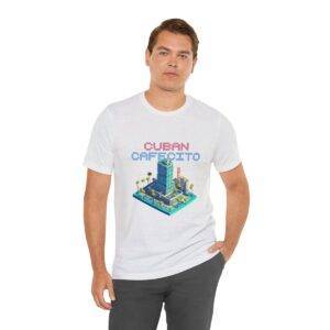 Cuban Cafecito / Men's Miami Pixel T-shirt - Imagen 30