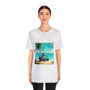 Keep Calm / Men's Miami Pixel T-shirt - Image 28