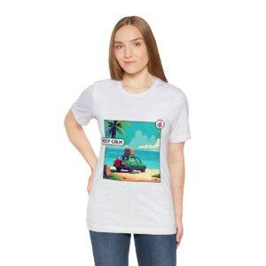 Keep Calm / Men's Miami Pixel T-shirt - Image 29