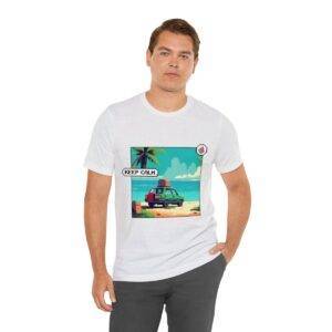 Keep Calm / Men's Miami Pixel T-shirt - Image 30