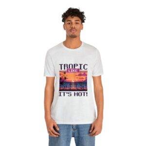 Tropic like it's hot / Men's Miami Pixel T-shirt - Imagen 25