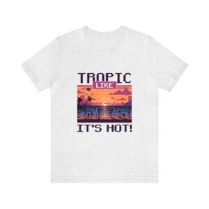 Tropic like it's hot / Men's Miami Pixel T-shirt - Imagen 26