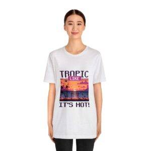 Tropic like it's hot / Men's Miami Pixel T-shirt - Imagen 28