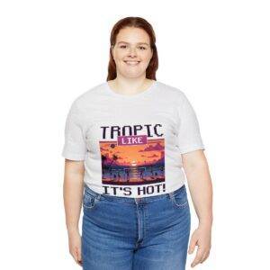 Tropic like it's hot / Men's Miami Pixel T-shirt - Imagen 31