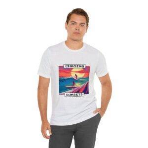 Chasing Sunsets / Men's Miami Pixel T-shirt - Imagen 30