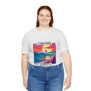 Chasing Sunsets / Men's Miami Pixel T-shirt - Imagen 31