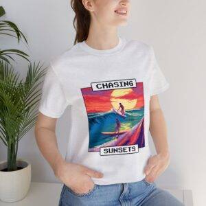 Chasing Sunsets / Men's Miami Pixel T-shirt - Imagen 33