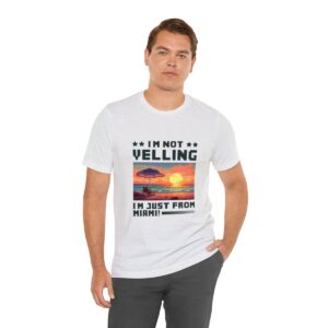 I'm not yelling / Men's Miami Pixel T-shirt - Image 30