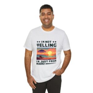 I'm not yelling / Men's Miami Pixel T-shirt - Image 32