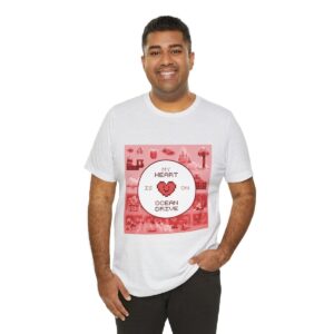 My Heart is on Ocean Drive / Men's Miami Pixel T-shirt - Imagen 32
