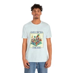 Chillin' In The 305 / Men's Miami Pixel T-shirt - Imagen 97