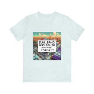 Sun, Sand and Salsa / Men's Miami Pixel T-shirt - Image 98