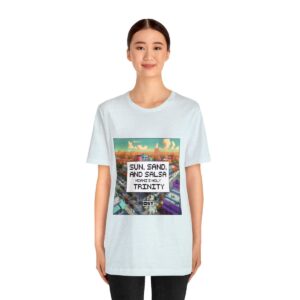 Sun, Sand and Salsa / Men's Miami Pixel T-shirt - Image 100