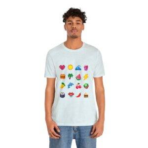 Tropical Fruits / Men's Miami Pixel T-shirt - Imagen 97