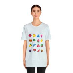 Tropical Fruits / Men's Miami Pixel T-shirt - Imagen 100