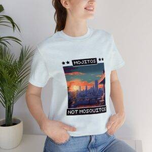 Mojitos, not mosquitos / Men's Miami Pixel T-shirt - Imagen 105