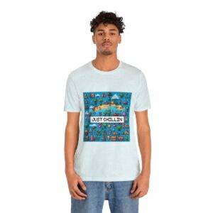 Just Chillin / Men's Miami Pixel T-shirt - Imagen 97