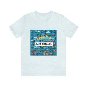 Just Chillin / Men's Miami Pixel T-shirt - Imagen 98