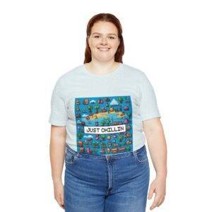 Just Chillin / Men's Miami Pixel T-shirt - Imagen 103