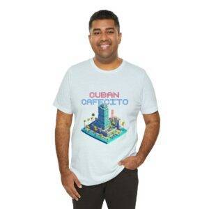 Cuban Cafecito / Men's Miami Pixel T-shirt - Imagen 104