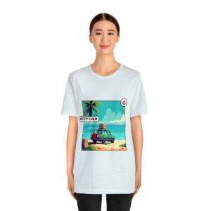 Keep Calm / Men's Miami Pixel T-shirt - Image 100