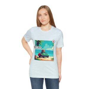 Keep Calm / Men's Miami Pixel T-shirt - Image 101