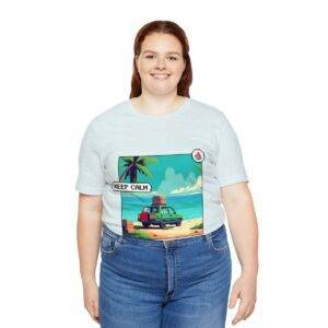 Keep Calm / Men's Miami Pixel T-shirt - Image 103