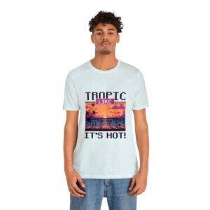 Tropic like it's hot / Men's Miami Pixel T-shirt - Imagen 97