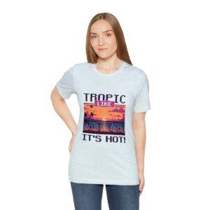 Tropic like it's hot / Men's Miami Pixel T-shirt - Imagen 101