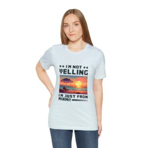 I'm not yelling / Men's Miami Pixel T-shirt - Image 101