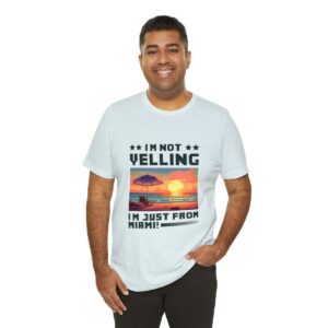 I'm not yelling / Men's Miami Pixel T-shirt - Image 104