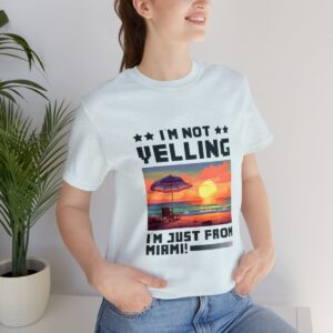 I'm not yelling / Men's Miami Pixel T-shirt - Image 105