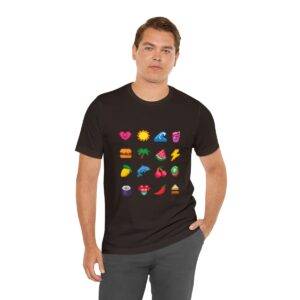Tropical Fruits / Men's Miami Pixel T-shirt - Imagen 66