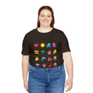 Tropical Fruits / Men's Miami Pixel T-shirt - Imagen 67