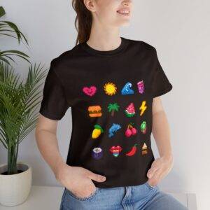 Tropical Fruits / Men's Miami Pixel T-shirt - Imagen 69