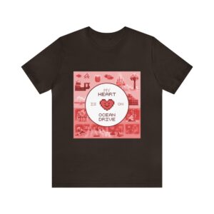 My Heart is on Ocean Drive / Men's Miami Pixel T-shirt - Imagen 62
