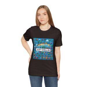Just Chillin / Men's Miami Pixel T-shirt - Imagen 65