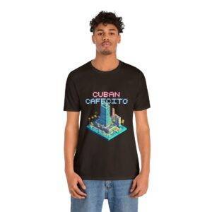 Cuban Cafecito / Men's Miami Pixel T-shirt - Imagen 61