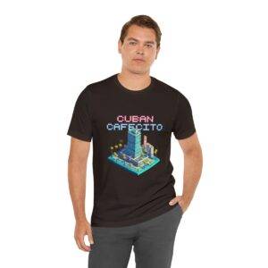 Cuban Cafecito / Men's Miami Pixel T-shirt - Imagen 66
