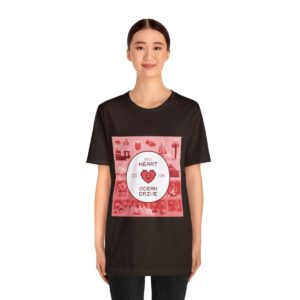 My Heart is on Ocean Drive / Men's Miami Pixel T-shirt - Imagen 64