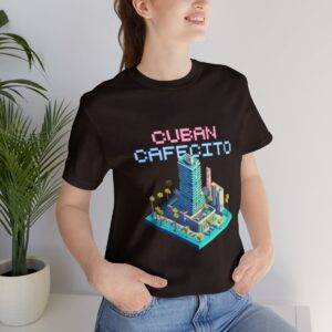 Cuban Cafecito / Men's Miami Pixel T-shirt - Imagen 69