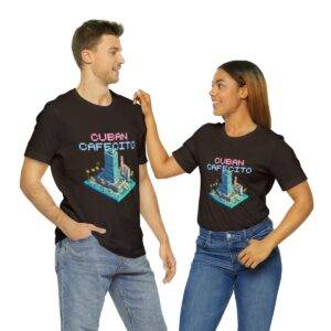 Cuban Cafecito / Men's Miami Pixel T-shirt - Imagen 70