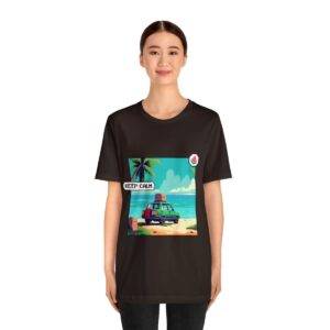 Keep Calm / Men's Miami Pixel T-shirt - Image 64