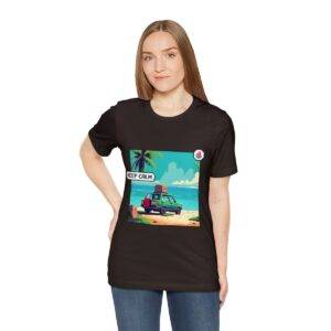 Keep Calm / Men's Miami Pixel T-shirt - Image 65