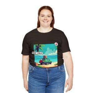 Keep Calm / Men's Miami Pixel T-shirt - Image 67