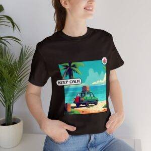 Keep Calm / Men's Miami Pixel T-shirt - Image 69