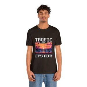 Tropic like it's hot / Men's Miami Pixel T-shirt - Imagen 61