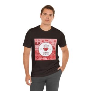 My Heart is on Ocean Drive / Men's Miami Pixel T-shirt - Imagen 66